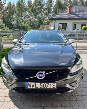 Volvo V60 cena 57700 przebieg: 238000, rok produkcji 2018 z Dąbie małe 22